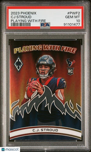 2023 Panini Phoenix Playing With Fire #PWF2 Cj Stroud PSA 10