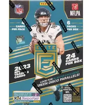 2023 Panini Donruss Elite Football Blaster 6-Pack Box (Green Disco Parallels!)