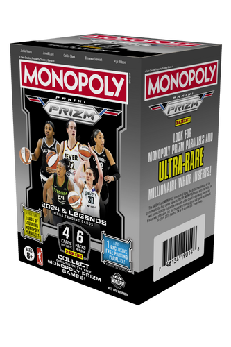 2024 Panini Monopoly Prizm WNBA Trading Card Box (Blaster)