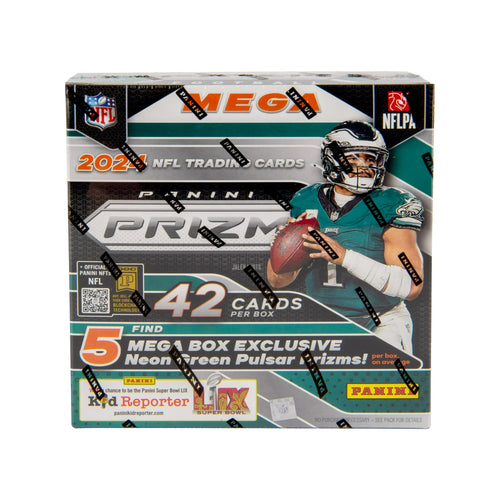 2024 Panini Prizm Football Trading Cards Mega Box