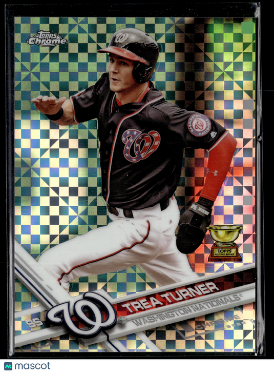 2017 Topps Chrome #194 Trea Turner X-Fractor