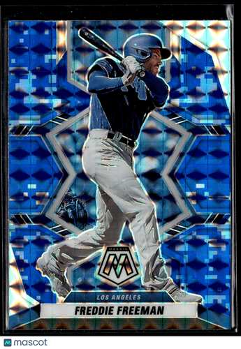 2022 Panini Mosaic #91 Freddie Freeman Blue Camo Mosaic