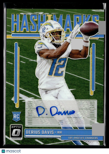 2023 Donruss Optic #HM-12 Derius Davis Hash Marks