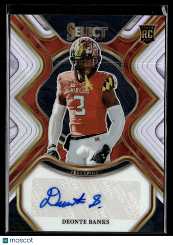 2023 Select Draft Picks #RS-DBA Deonte Banks Auto Silver Prizm