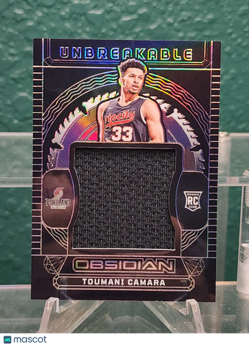 2023-24 Panini Obsidian #UM-TOU Toumani Camara Unbreakable Memorabilia #/249