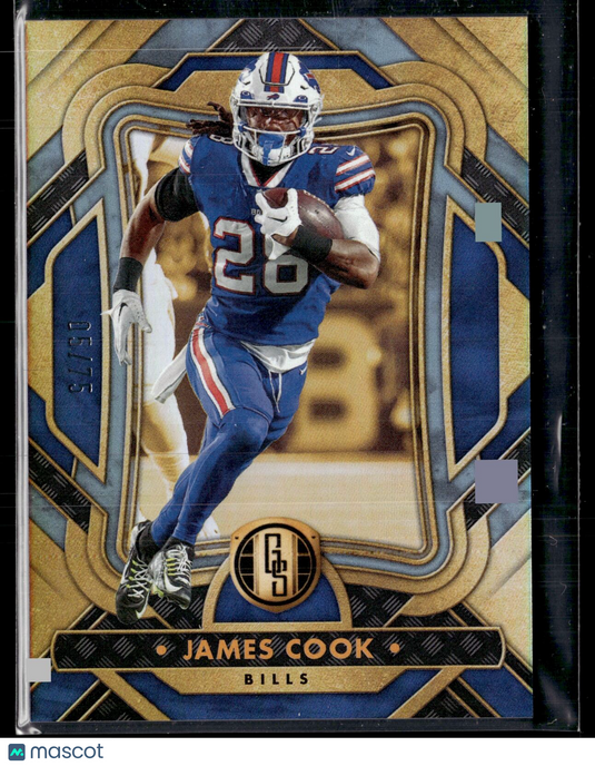 2023 Panini Gold Standard #18 James Cook Platinum #/75