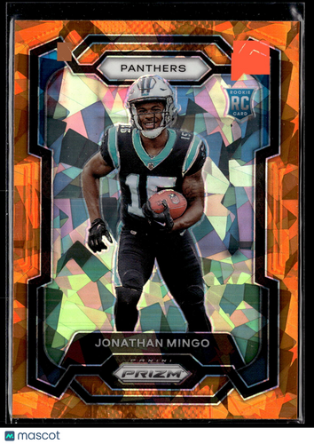 2023 Panini Prizm #312 Jonathan Mingo Orange Ice