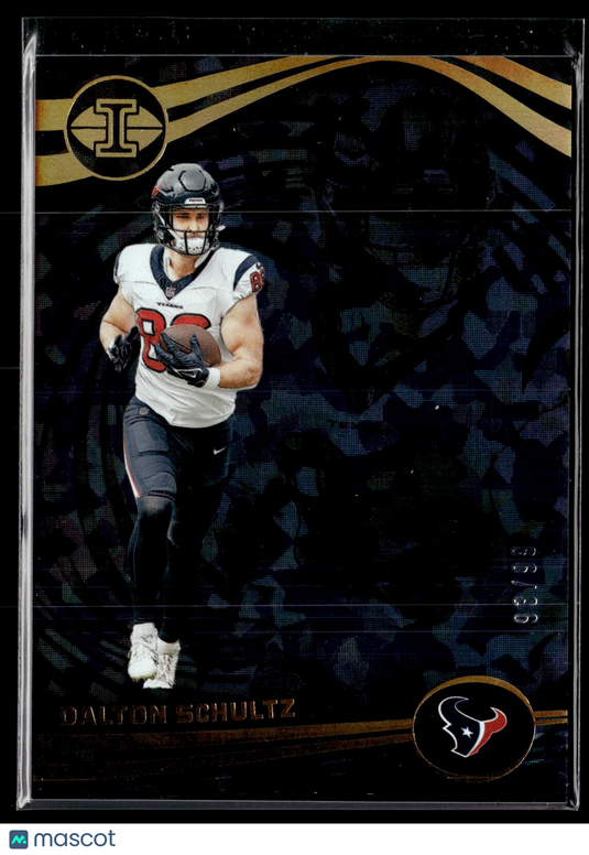 2023 Panini Illusions #42 Dalton Schultz Black Ice Trophy Collection #/99