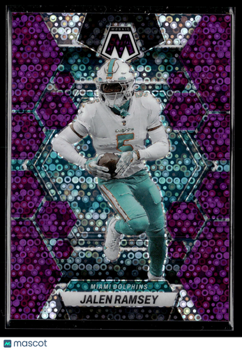 2023 Panini Mosaic #146 Jalen Ramsey Purple No Huddle Mosaic #/50