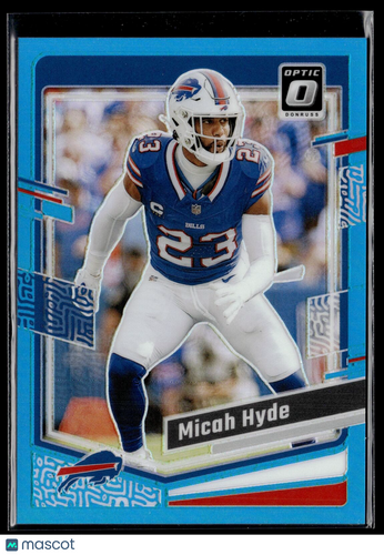 2023 Donruss Optic #23 Micah Hyde Aqua