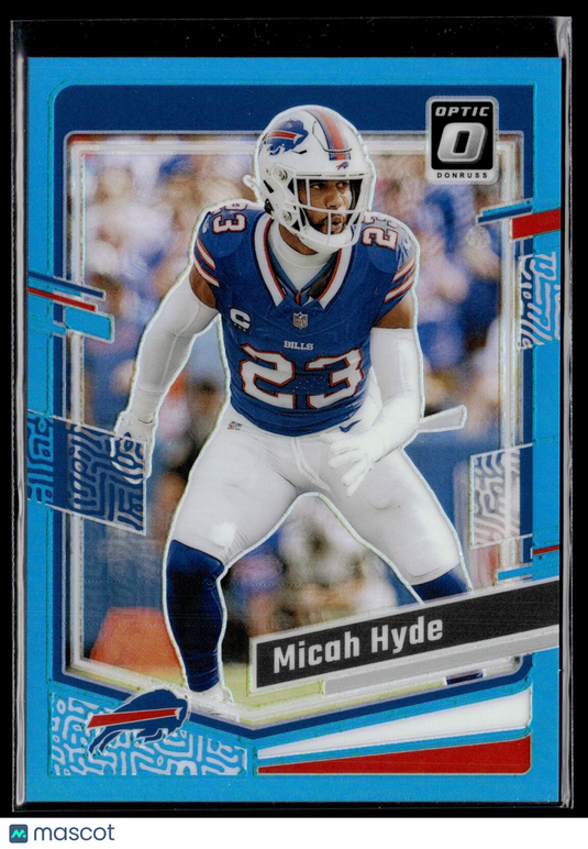 2023 Donruss Optic #23 Micah Hyde Aqua