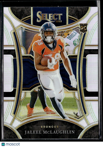 2023 Panini Select #428 Jaleel McLaughlin Silver Prizms