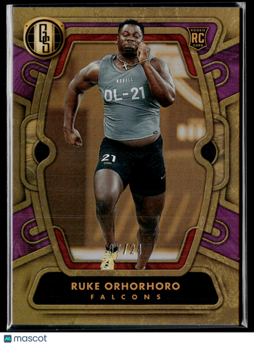 2024 Panini Gold Standard #128 Ruke Orhorhoro Rose Gold #/24