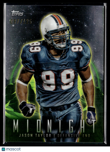 2023 Topps Composite #326 Jason Taylor Midnight Morning #/125