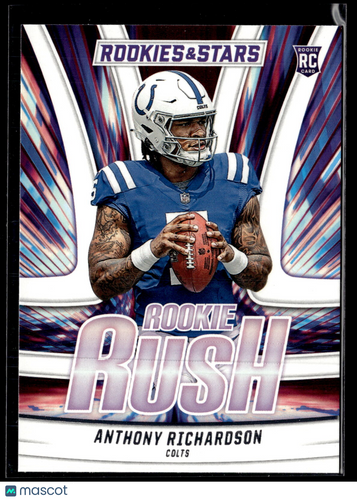 2023 Panini Rookies & Stars #RR-1 Anthony Richardson Rookie Rush