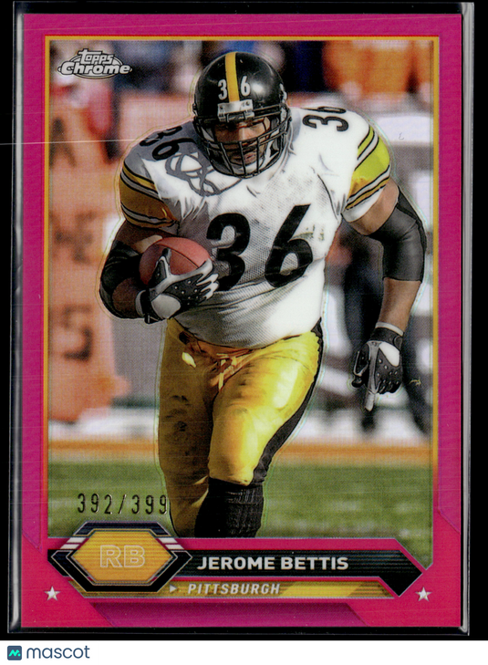 2023 Topps Composite #26 Jerome Bettis Topps Chrome Magenta Refractor #/399