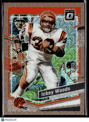 2023 Donruss Optic #40 Ickey Woods Bronze Mojo #/35