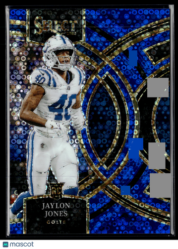 2023 Panini Select #146 Jaylon Jones Blue Prizms #/149