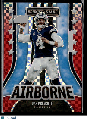 2023 Panini Rookies & Stars #AI-9 Dak Prescott Airborne Red Plaid