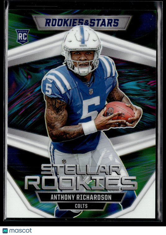 2023 Panini Rookies & Stars #SR-6 Anthony Richardson Stellar Rookies White #/149