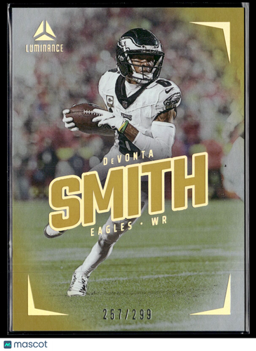 2024 Panini Luminance #58 DeVonta Smith Gold #/299