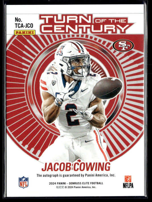 2024 Donruss Elite #TCA-JCO Jacob Cowing Turn of the Century Autographs