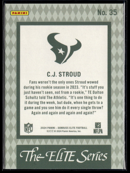 2024 Donruss Elite #35 C.J. Stroud 1992 Elite