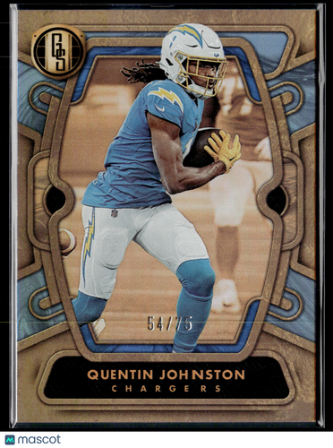 2024 Panini Gold Standard #55 Quentin Johnston Platinum #/75