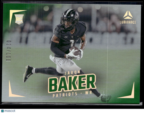 2024 Panini Luminance #192 Javon Baker Green #/100