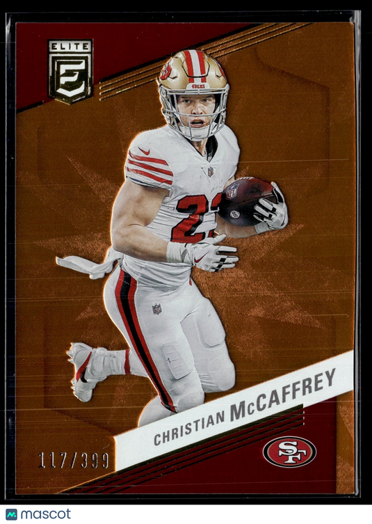 2023 Donruss Elite #16 Christian McCaffrey Orange #/399