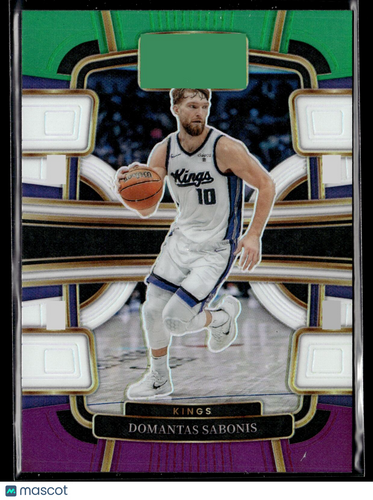 2023-24 Panini Select #25 Domantas Sabonis Green White Purple Prizms