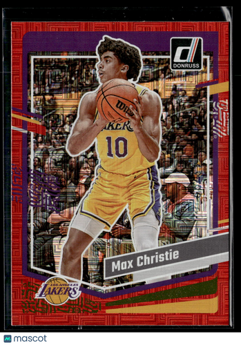 2023-24 Donruss #117 Max Christie Red