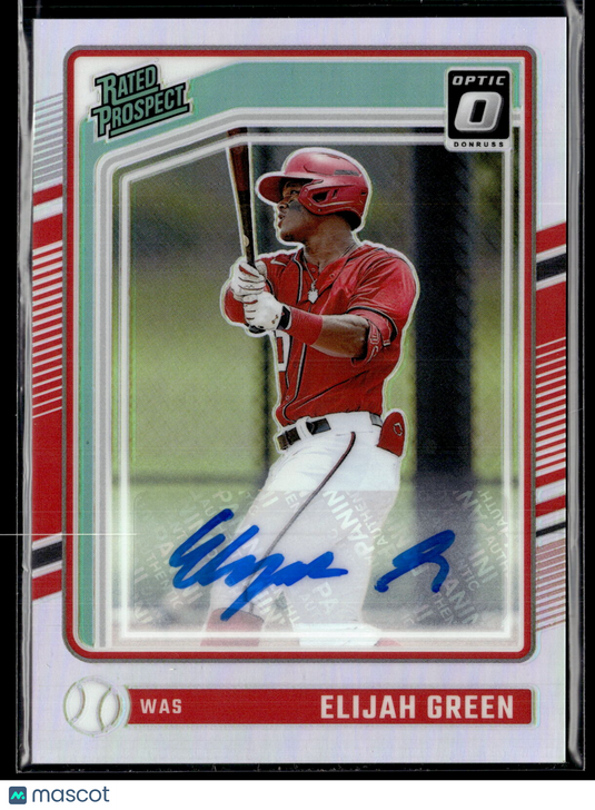 2024 Donruss #161 Elijah Green Base Rated Prospects Optic Signatures