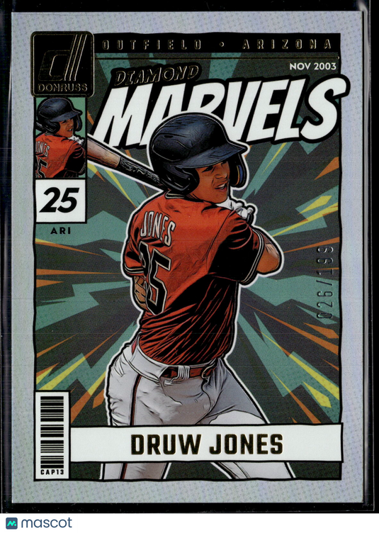 2024 Donruss #12 Druw Jones Diamond Marvels /199