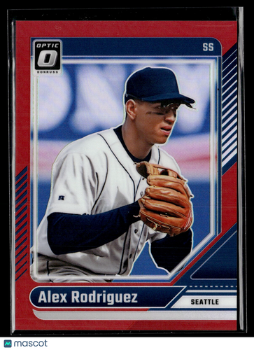 2024 Donruss #6 Alex Rodriguez Optic Red Prizm #/99