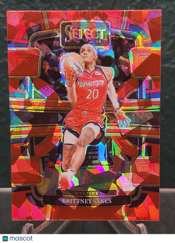 2024 Panini Select WNBA #3 Brittney Sykes Red Ice Prizms