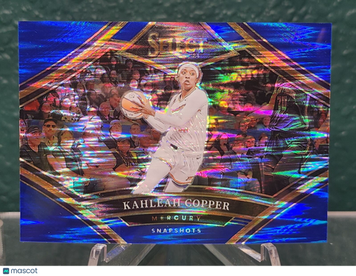 2024 Panini Select WNBA #21 Kahleah Copper Snapshots Blue Flash Prizms #/99