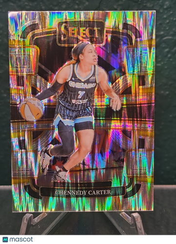 2024 Panini Select WNBA #29 Chennedy Carter Silver Flash Prizms