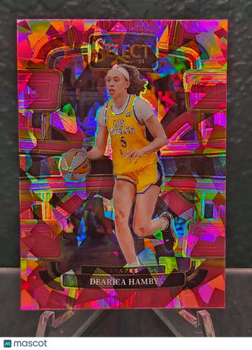 2024 Panini Select WNBA #77 Dearica Hamby Pink Ice Prizms