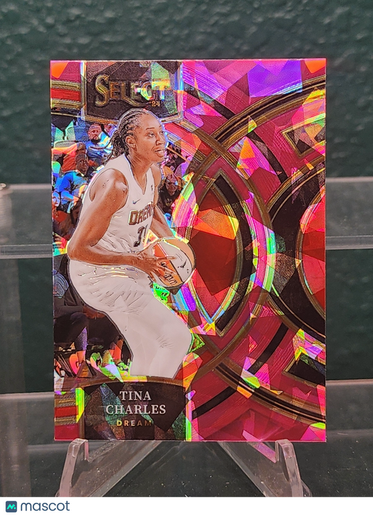 2024 Panini Select WNBA #107 Tina Charles Pink Ice Prizms