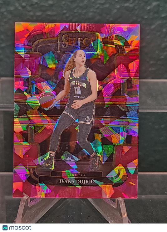 2024 Panini Select WNBA #28 Ivana Dojkic Pink Ice Prizms