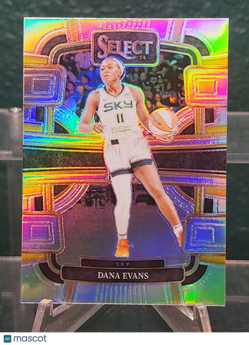 2024 Panini Select WNBA #73 Dana Evans Silver Prizms