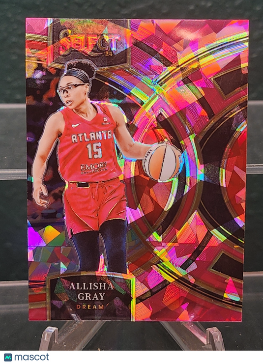 2024 Panini Select WNBA #114 Allisha Gray Pink Ice Prizms