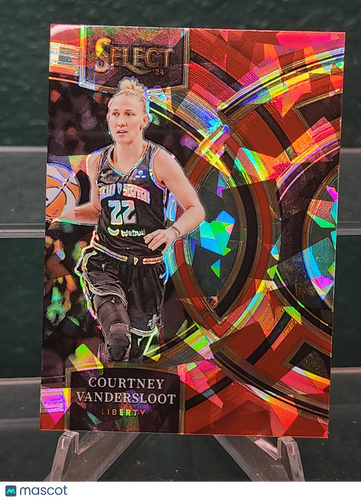 2024 Panini Select WNBA #186 Courtney Vandersloot Red Ice Prizms Premier