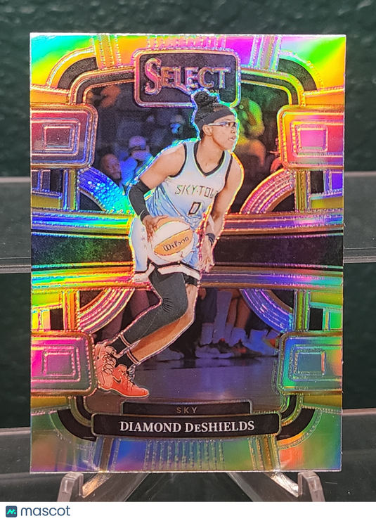 2024 Panini Select WNBA #100 Diamond DeShields Silver Prizms