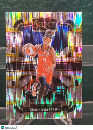 2024 Panini Select WNBA #92 Moriah Jefferson Silver Flash Prizms