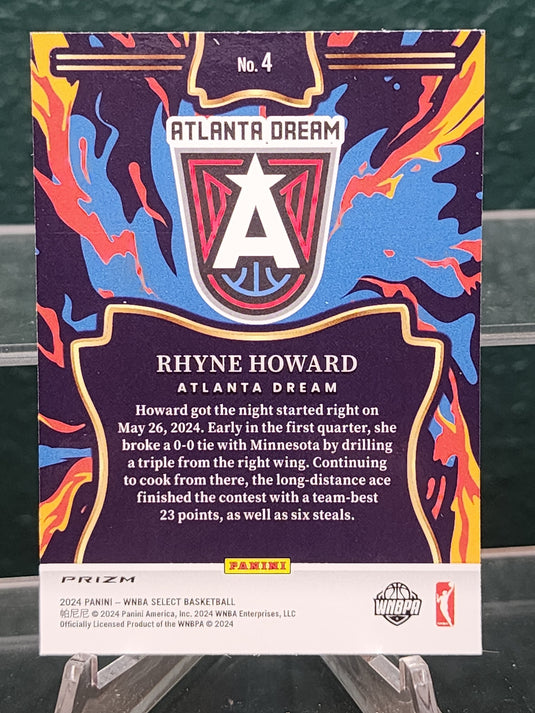 2024 Panini Select WNBA #4 Rhyne Howard En Fuego Flash Prizms