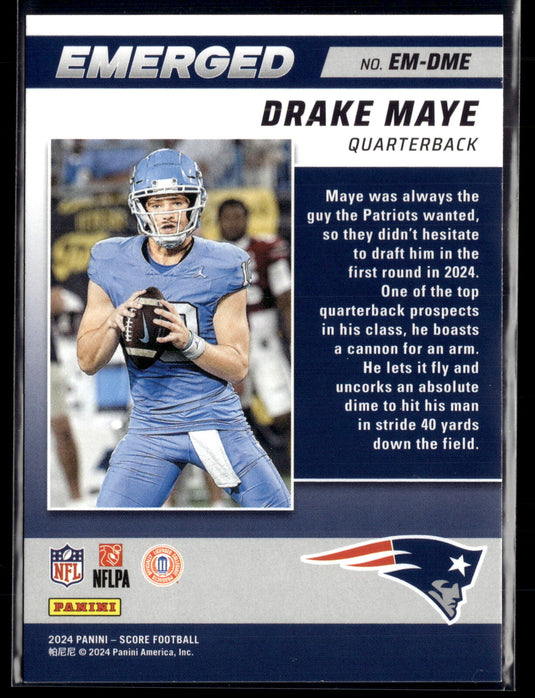 2024 Score #EM-DME Drake Maye Emerged