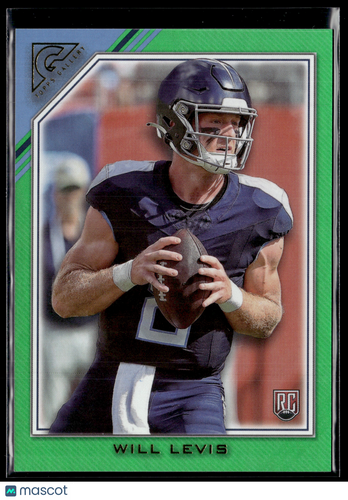 2023 Topps #379 Will Levis Heritage/Gallery Green Rainbow Foilboard #/250