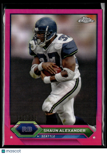 2023 Topps Composite #48 Shaun Alexander Topps Chrome Magenta Refractor #/399